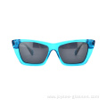 New Retro Women Cat Eye Full Rim Acetate Sunglasses Fashion Sunshades For Wholesale